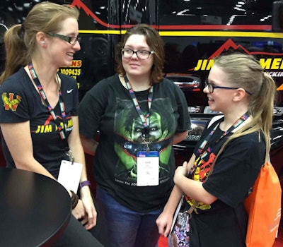 Allie Knight with Alexis & Elizabeth Wade