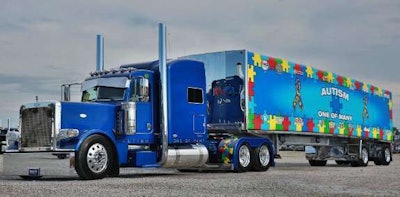 Michael Manuel’s 2015 Peterbilt 389 and 2017 MAC curtainside trailer