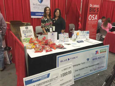The St. Christopher Fund booth at GATS 2016. (Photo: Deanne Winslett)