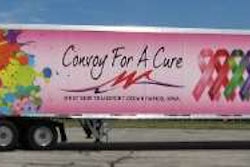 The special trailer wrap on a new West Side Transport trailer.