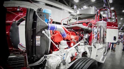 Candice Cooley's 2017 Peterbilt 389. (Photo: Jim Allen)