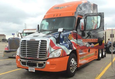 Custom trucks compete in the Super Truck Beauty Contest each year at the Walcott Truckers Jamboree.