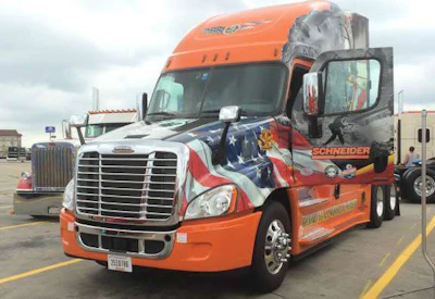 Custom trucks compete in the Super Truck Beauty Contest each year at the Walcott Truckers Jamboree.