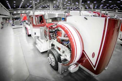 Candice Cooley's 2017 Peterbilt 389. (Photo: Jim Allen)
