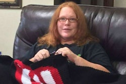 Marsha Sorrells working on her current project. (Image Courtesy of Marsha Sorrells/Crooked K Creations)