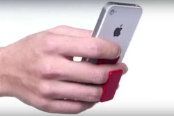 FlyGrip attaches to your phone to offer more stability while you’re holding it.