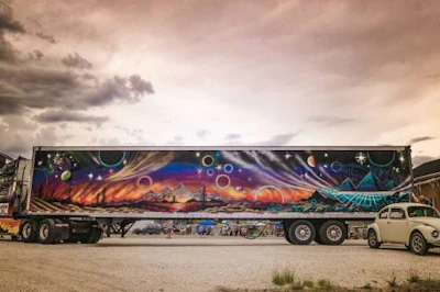 The other side of the truck is a landscape. (Image Courtesy of Heidi Bowlby)