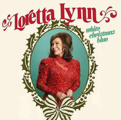Loretta Lynn’s “White Christmas Blue” album cover (Image Courtesy of Amazon)