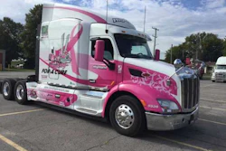 The Pinky Truck (Image Courtesy of Women’s Trucking Federation of Canada)
