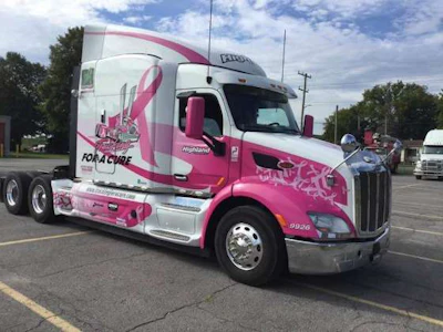The Pinky Truck (Image Courtesy of Women’s Trucking Federation of Canada)