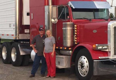 Valerie Johnson told us why her husband Bobby is the trucker she luvs.