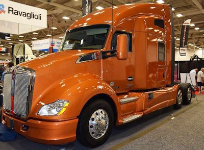 One driver with current or prior military service will win this Kenworth T680 76-inch sleeper. It is powered by a Paccar MX-13 engine. The truck was donated by Kenworth to serve as the “Transition Trucking: Driving for Excellence” recognition award.