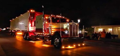 Richard Crane Memorial Truck Show and light parade occurs this month in St. Ignace, Michigan