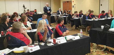 Some of the women drivers at the Saia meeting in Dallas