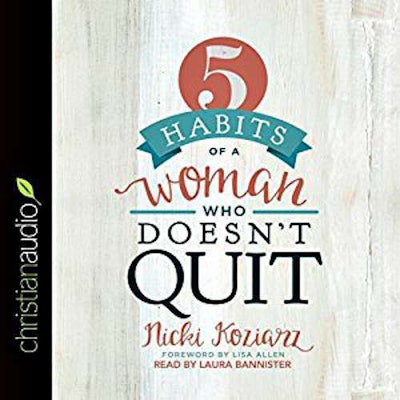 'Nicki Koziarz is a woman who has thrown in the towel a time or two. In fact she's quit just about everything in her life. But with God's help, she's discovered a few habits that have helped her and others conquer the choice to quit. Receive a fresh dose of perspective from the Bible that will help you develop perseverance. You are not made to quit! Join Nicki as she identifies five habits to help you keep going no matter what struggles may come your way.' $17.95