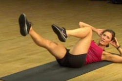 The bicycle exercise in-progress.