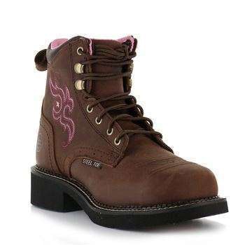 Justin 6' Steel-Toe Work Boot. $114.99