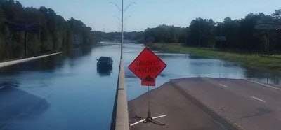 I-95 at mile marker 18 in North Carolina (NCDOT photo)