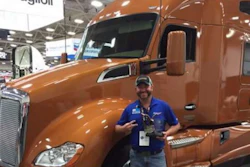 Troy Davidson at the 2016 Great American Trucking Show in Dallas, Texas. (Image Courtesy of Troy Davidson)