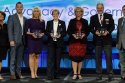 John Lex (second from right) with other ATA image award winners. (ATA photo)