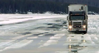 “Ice Road Truckers” finale ended on thin ice. (History Channel photo)