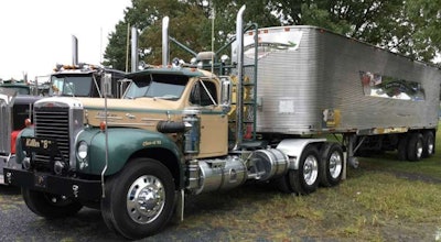 Daryl Emery’s 1963 B-75 Mack at the All Mack show in Lititz, Pennsylvania
