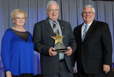 Virgie Calvert, Frank Calvert of AAA Cooper, and Dennis Shinault of Baldwin & Lyons, Inc. (ATA photo)