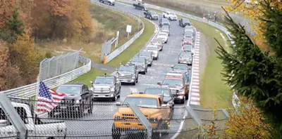 Rams at the Nurburgring in Germany