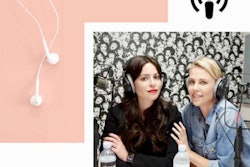 Sophia Amoruso, pictured left, chats with different women leaders in each episode. (Image Courtesy of GirlBoss Radio)