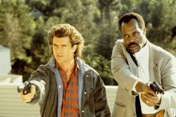 Mel Gibson, left, and Danny Glover, right, in Lethal Weapon 2.