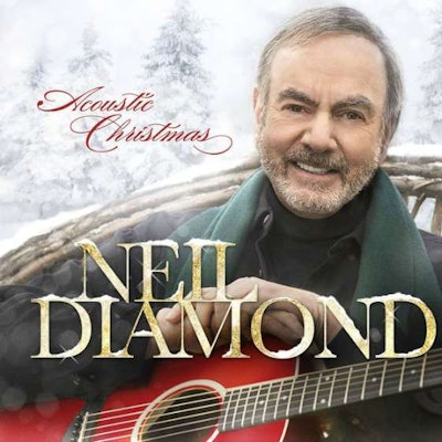 Album cover art for Neil Diamond’s “Acoustic Christmas”