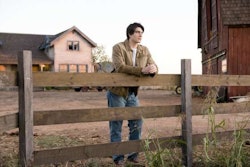 Brandon Routh stars as Clark Kent in Superman Returns.