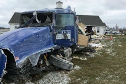 Truck that crashed through the church in Indiana. (Photo: Indiana State Police)