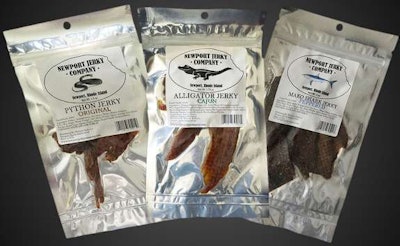 Exotic Predator Jerky from the Newport Jerky Company