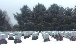 Wreaths Across America at Saratoga (New York) National Cemetery (Photo: Sonnet Gravina)