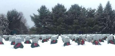 Wreaths Across America at Saratoga (New York) National Cemetery (Photo: Sonnet Gravina)