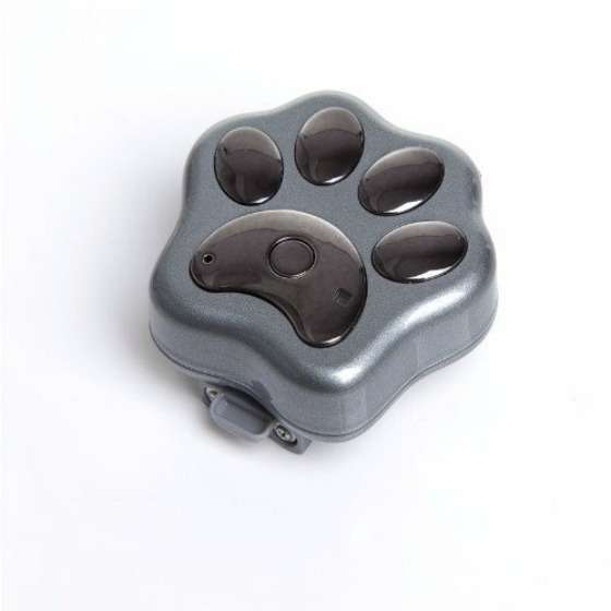 Shaped like a paw, the Paw Tracker clips on your pet's collar and tracks their GPS location and daily activity. It's waterproof and shockproof. It has a low battery alert feature so you never have to worry about accidentally forgetting to charge it when it gets low. It comes in three colors: yellow, grey and blue. The Paw Tracker is available for $99.95.