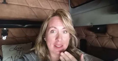 Cindy Moore, “The Flatbed Chick,” vlogs from her truck.