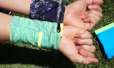 Banjees wrist wallets come in several sizes, styles and colors.