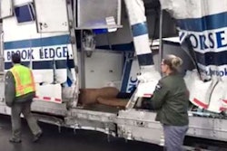 Damaged Brook Ledge Horse Transportation trailer
