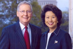 Transportation Secretary nominee Elaine Chao with her husband Sen. Mitch McConnell