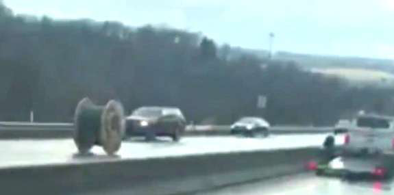 Wire On Highway