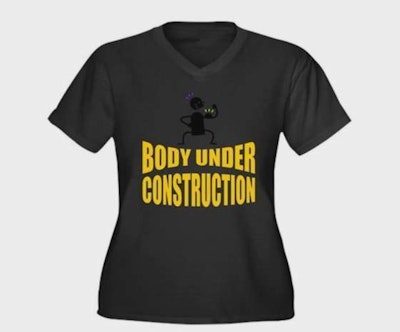 Available in black, blue or white from CafePress for $29.99. Comes in five sizes: 16/18, 20/22, 24/26, 28/30, 32/34.