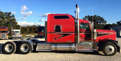 Carol Schneider’s 2017 Kenworth W900 Icon is named The General. (Image Courtesy of Carol Schneider)