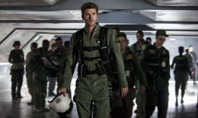 Independence Day: Resurgence stars Liam Hemsworth, pictured, as well as Jeff Goldblum. (Image Courtesy of 20th Century Fox)