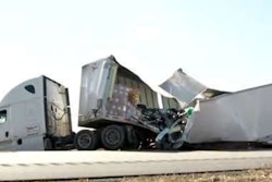 Truck that crashed