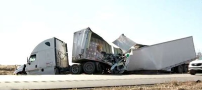 Truck that crashed