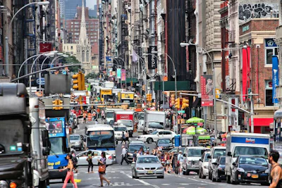 Traffic Inside a Vehicle: 80 decibels