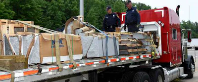 This year’s Roadcheck will focus on load securement. (CVSA photo)