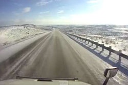 Icy Slide On Highway